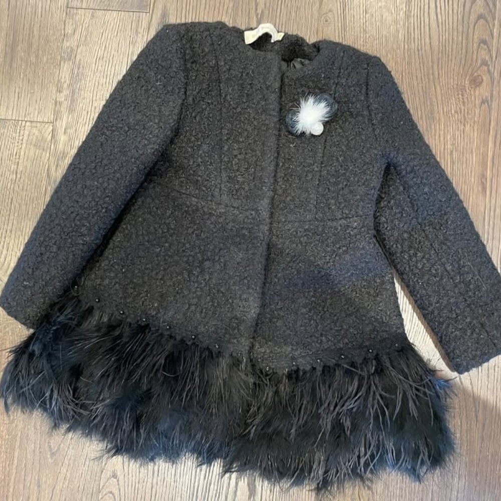 Blink Blank girl's wool coat